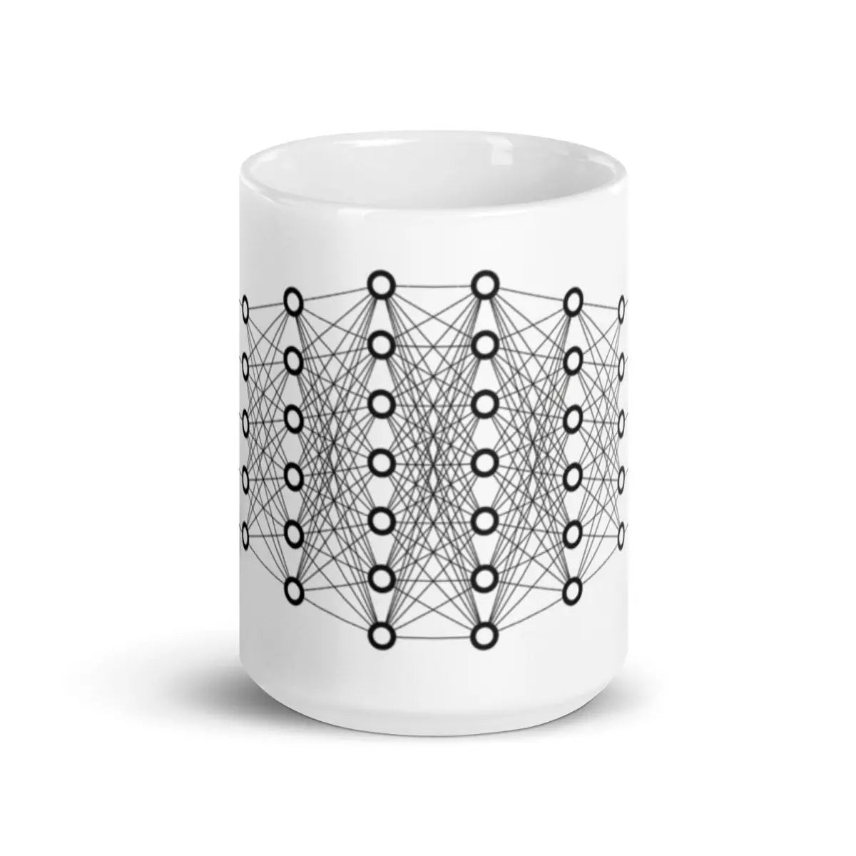 Deep Learning White Glossy Mug - 15 oz