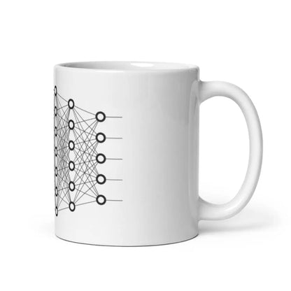 Deep Learning White Glossy Mug