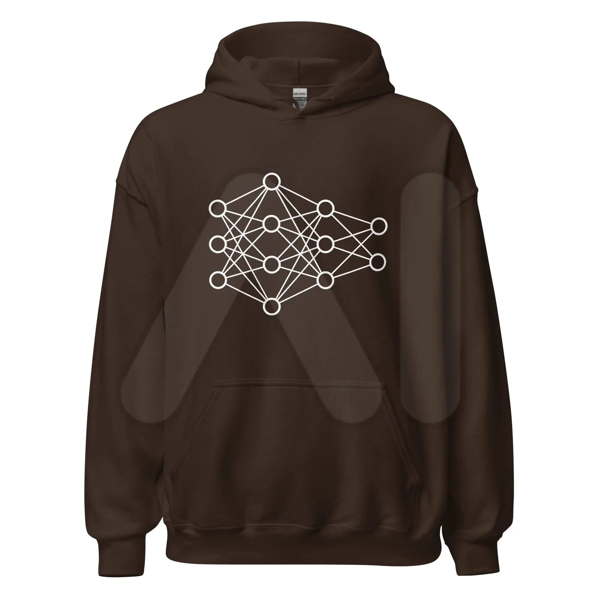 Deep Neural Network Hoodie 1 (unisex) - Dark Chocolate / M