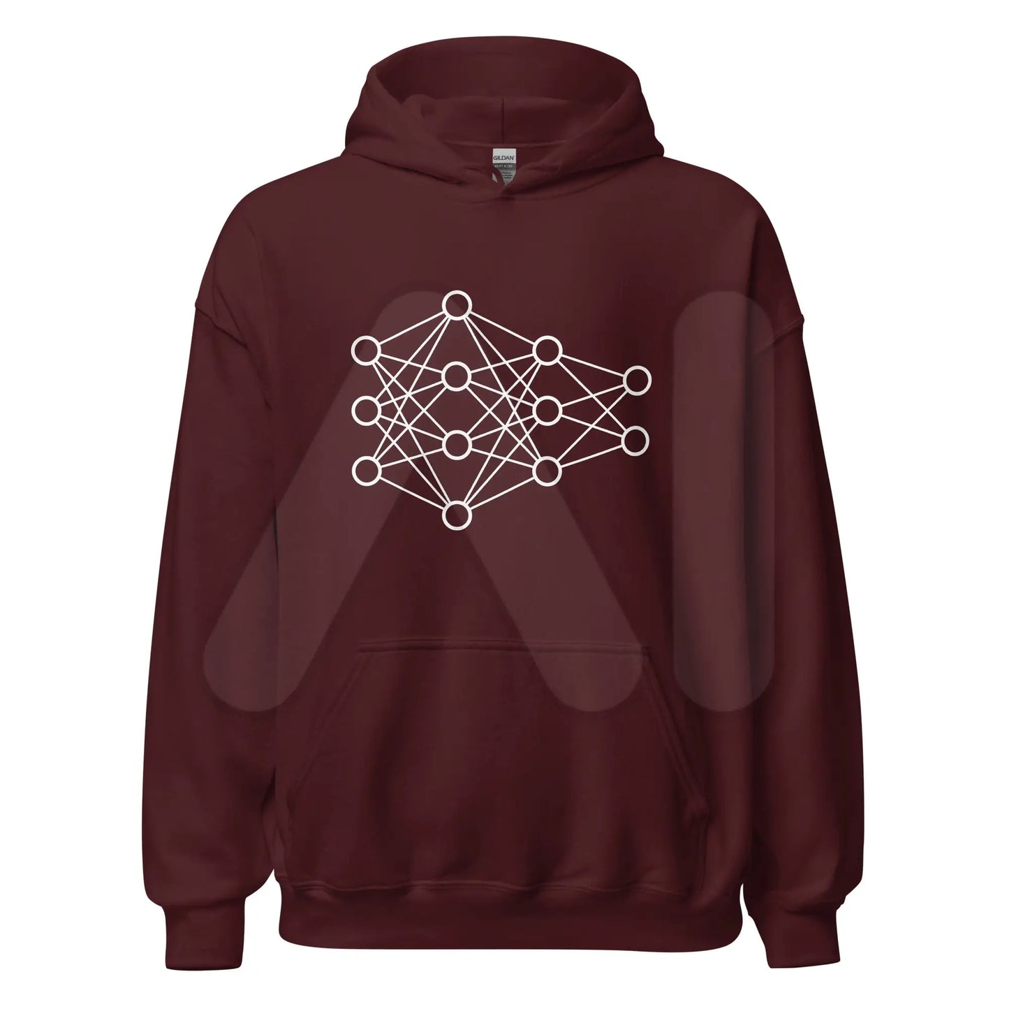 Deep Neural Network Hoodie 1 (unisex) - Maroon / M