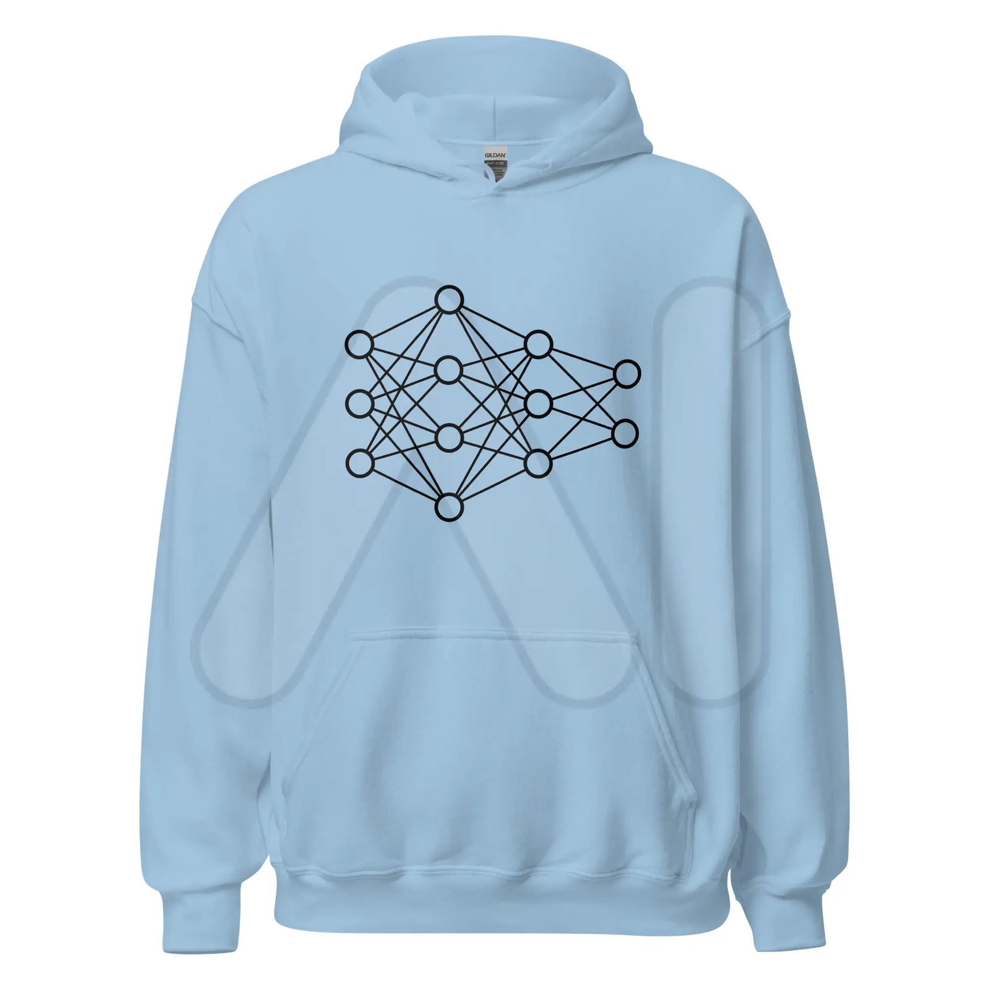 Deep Neural Network Hoodie 2 (unisex) - Light Blue / M