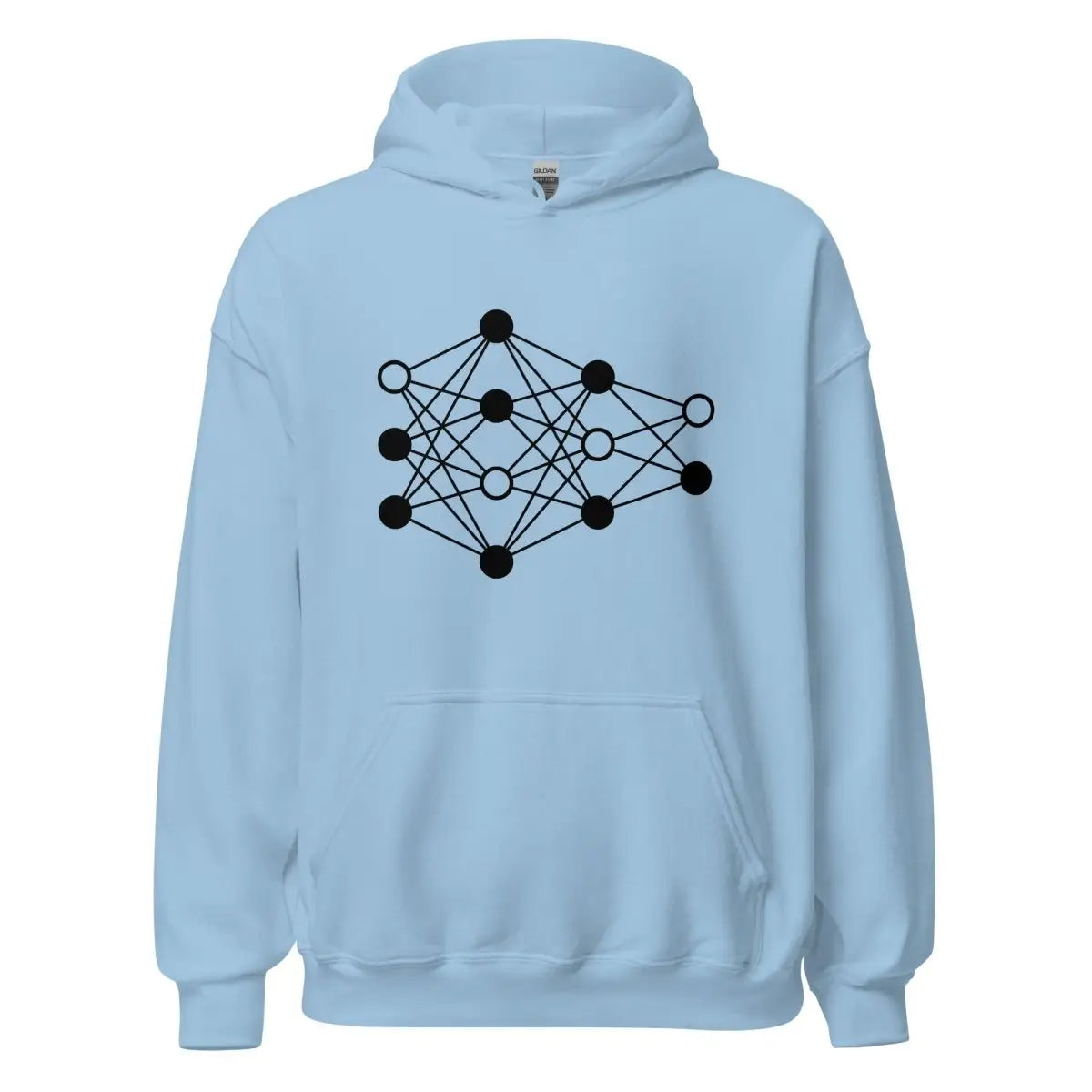 Deep Neural Network Hoodie 4 (unisex) - Light Blue / M