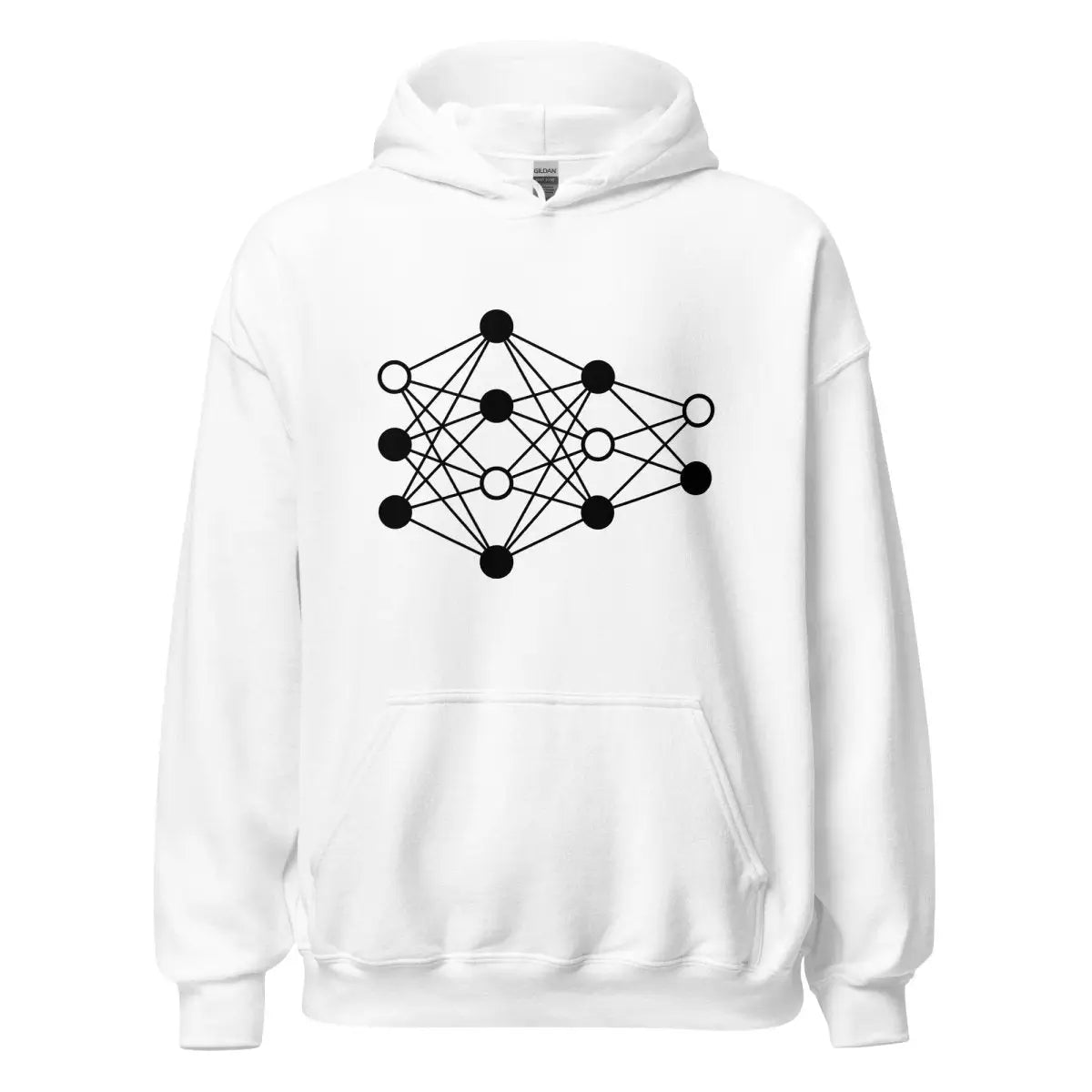 Deep Neural Network Hoodie 4 (unisex) - White / M