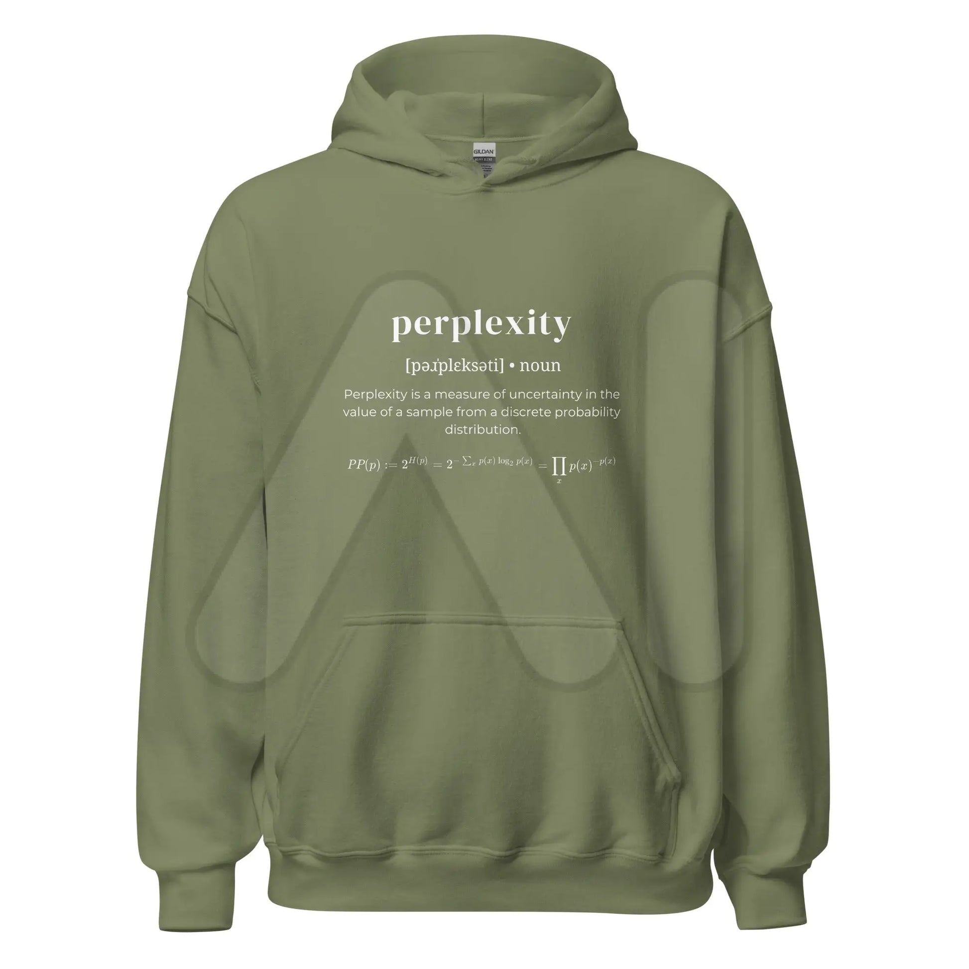 Definition of Perplexity Hoodie (unisex) - Military Green / M