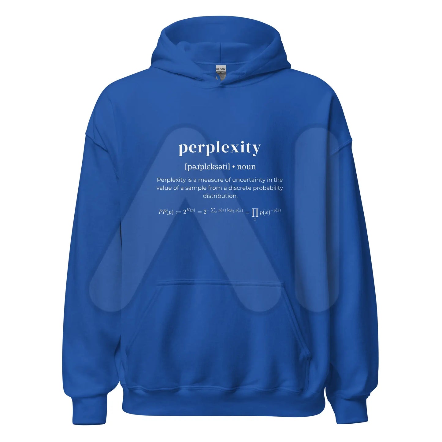 Definition of Perplexity Hoodie (unisex) - Royal / M