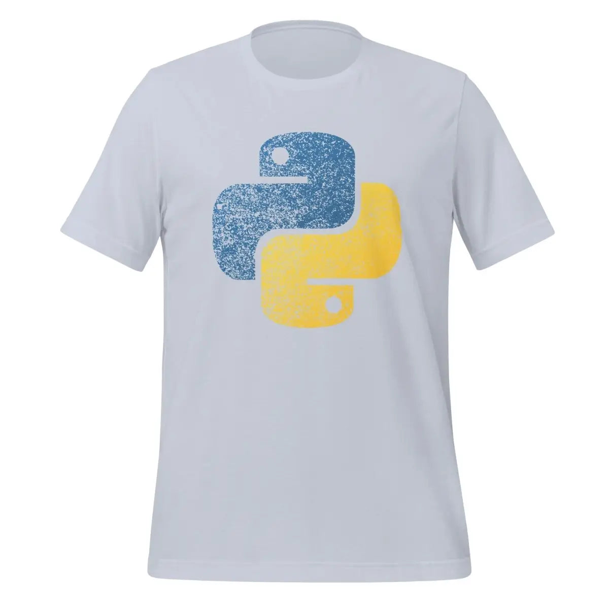 Distressed Python Icon T-Shirt (unisex) - Light Blue / M