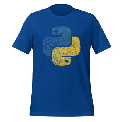 Distressed Python Icon T-Shirt (unisex) - True Royal / M