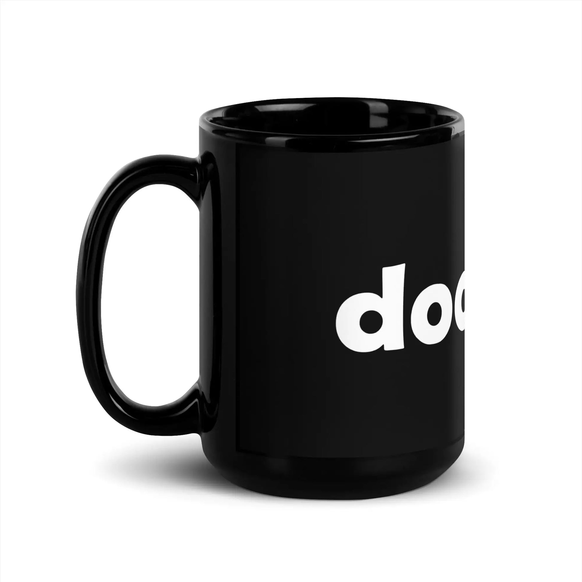 doomer. Black Glossy Mug 3