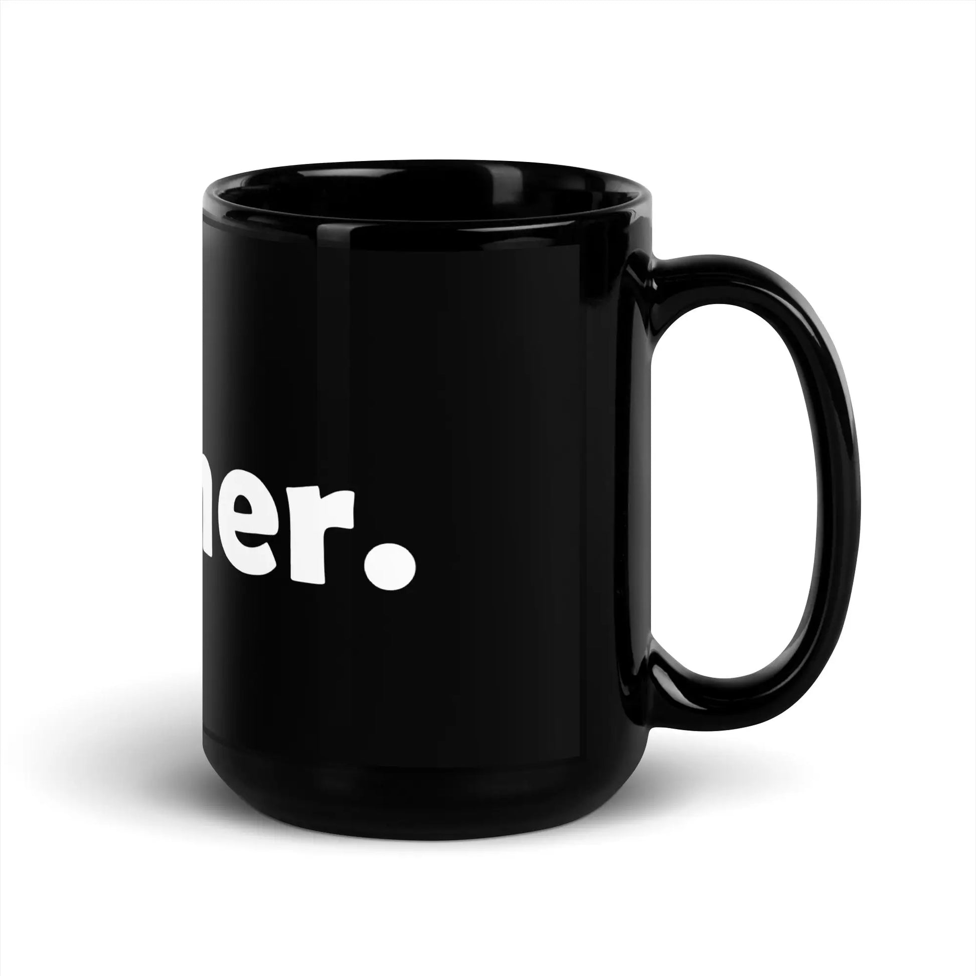 doomer. Black Glossy Mug 3