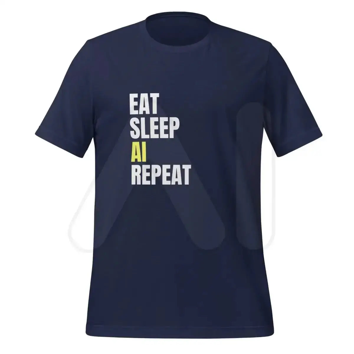 EAT SLEEP AI REPEAT T-Shirt 3 (unisex) - Navy / M