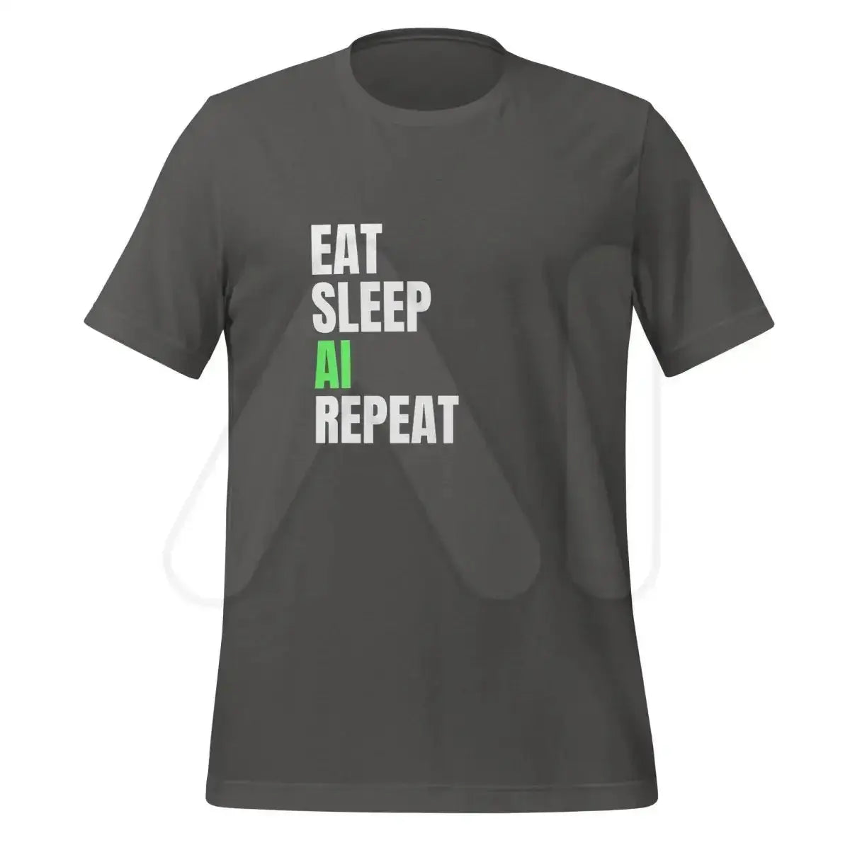 EAT SLEEP AI REPEAT T-Shirt 4 (unisex) - Asphalt / M