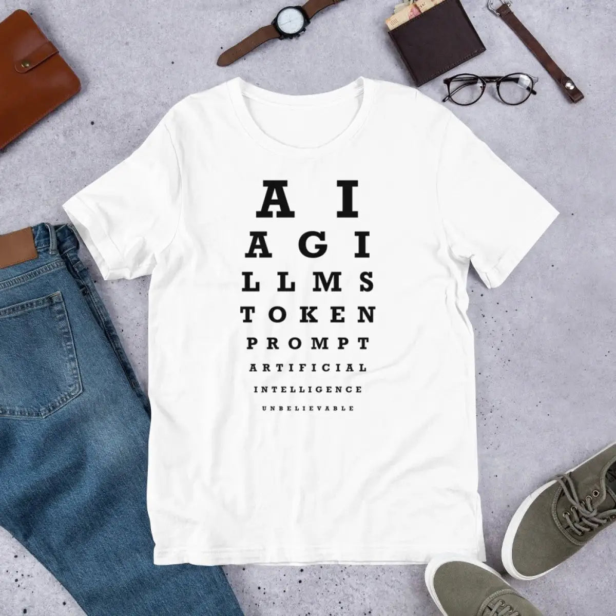 AI Eye Sight Test T-Shirt (unisex)