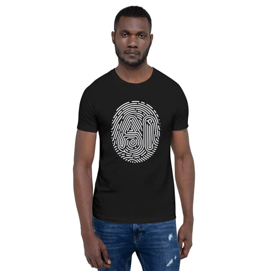 The Ai Fingerprint T-shirt (unisex).