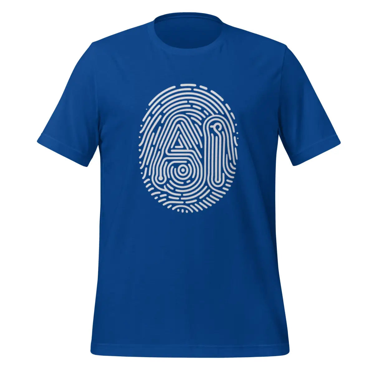 AI Fingerprint T-Shirt (unisex) - True Royal / M