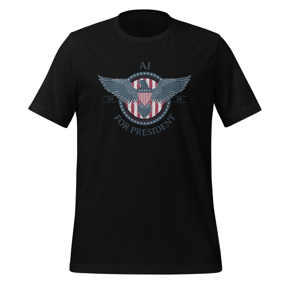 AI for President 2024 T - Shirt (unisex) - Black - AI Store