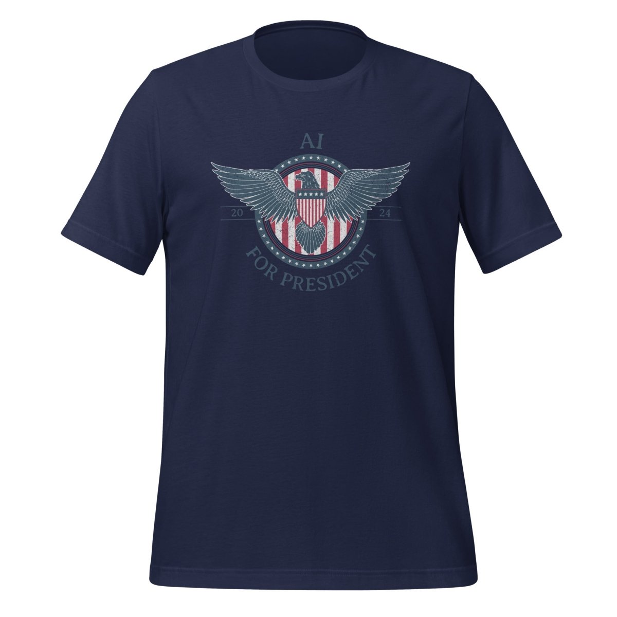 AI for President 2024 T - Shirt (unisex) - Navy - AI Store