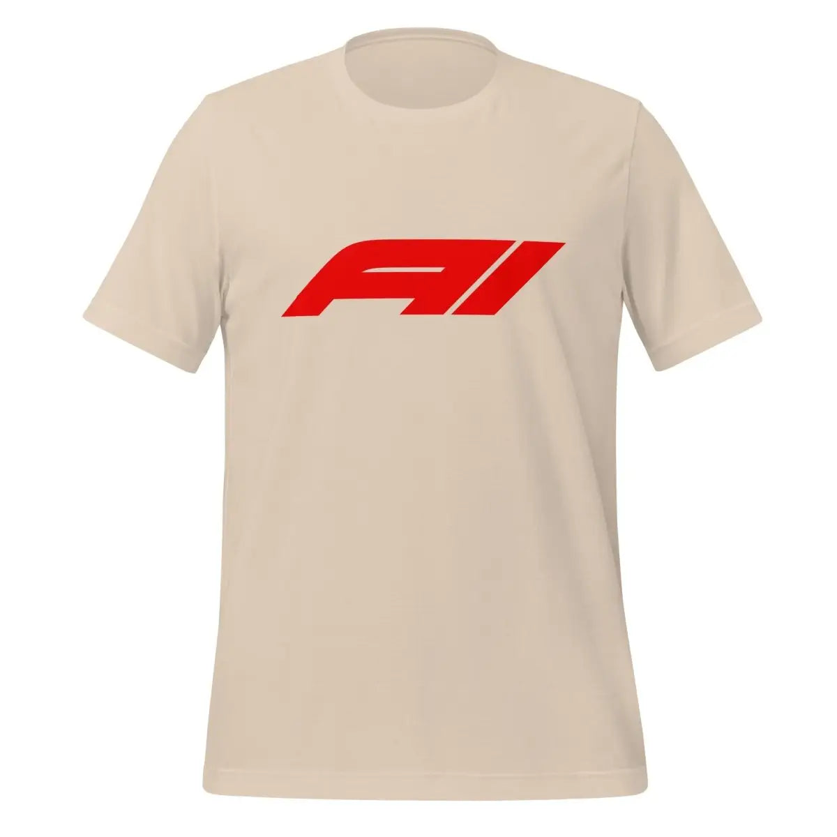 The Ai for Racing Fans T-shirt (unisex) Soft Cream / m.