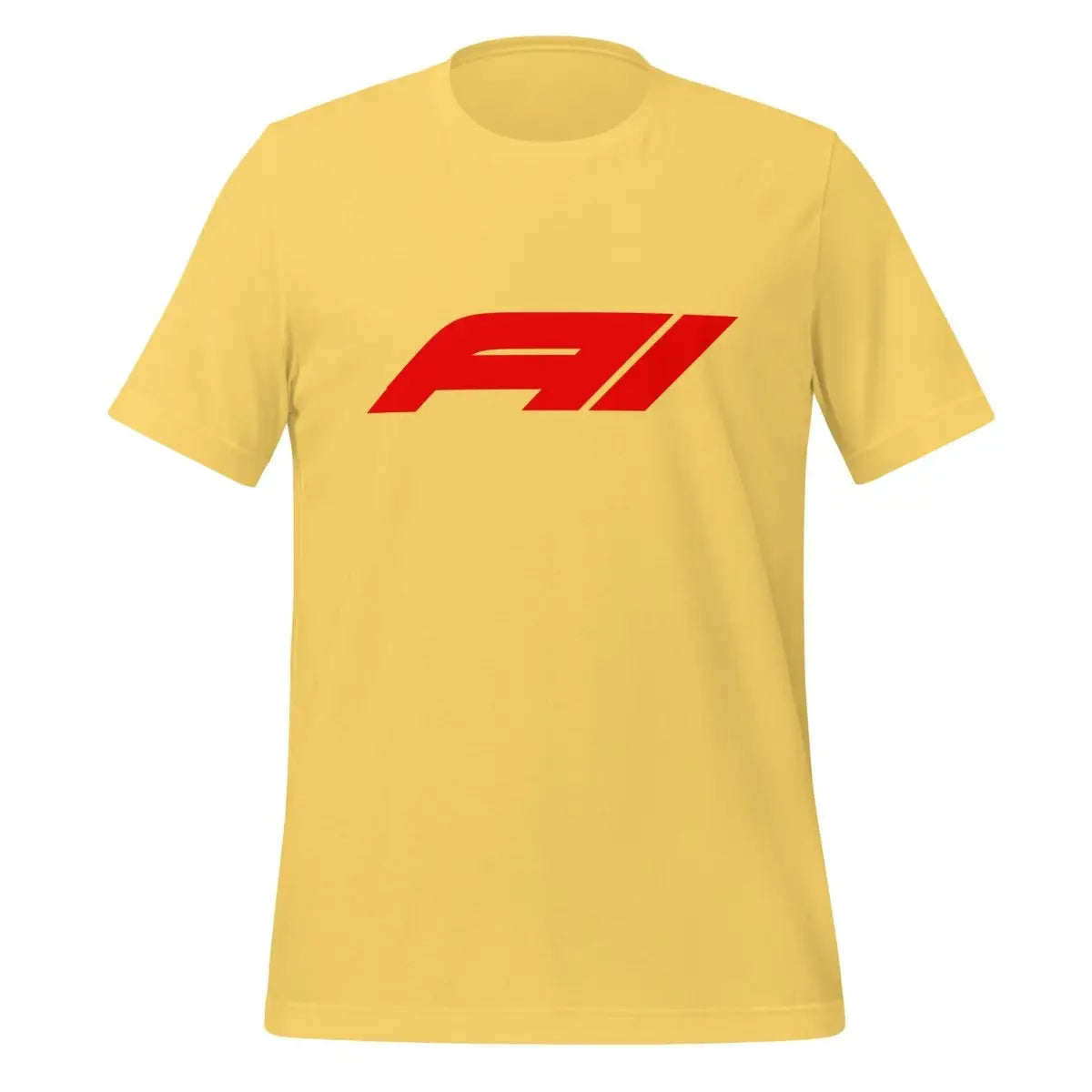 The Ai for Racing Fans T-shirt (unisex) Yellow / m.