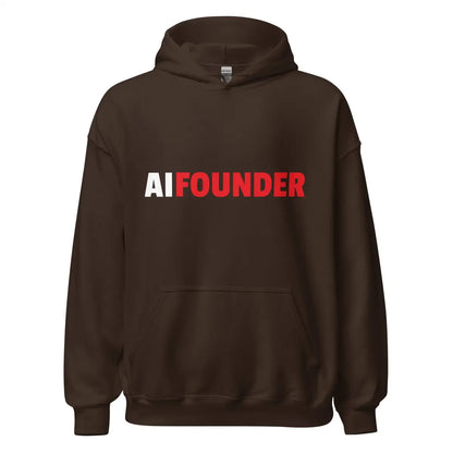 The Ai Founder Hoodie (unisex) Dark Chocolate / m.