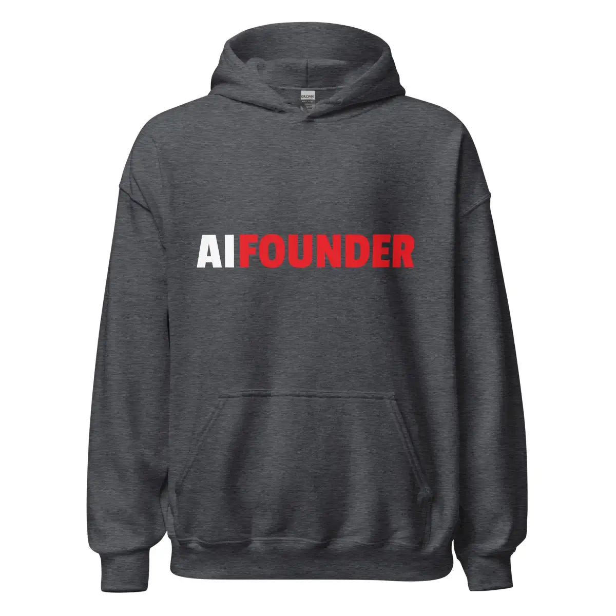 The Ai Founder Hoodie (unisex) Dark Heather / m.