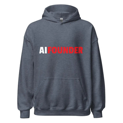 AI FOUNDER Hoodie (unisex) - Heather Sport Dark Navy / M