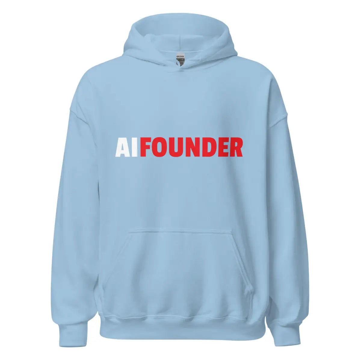 AI FOUNDER Hoodie (unisex) - Light Blue / M