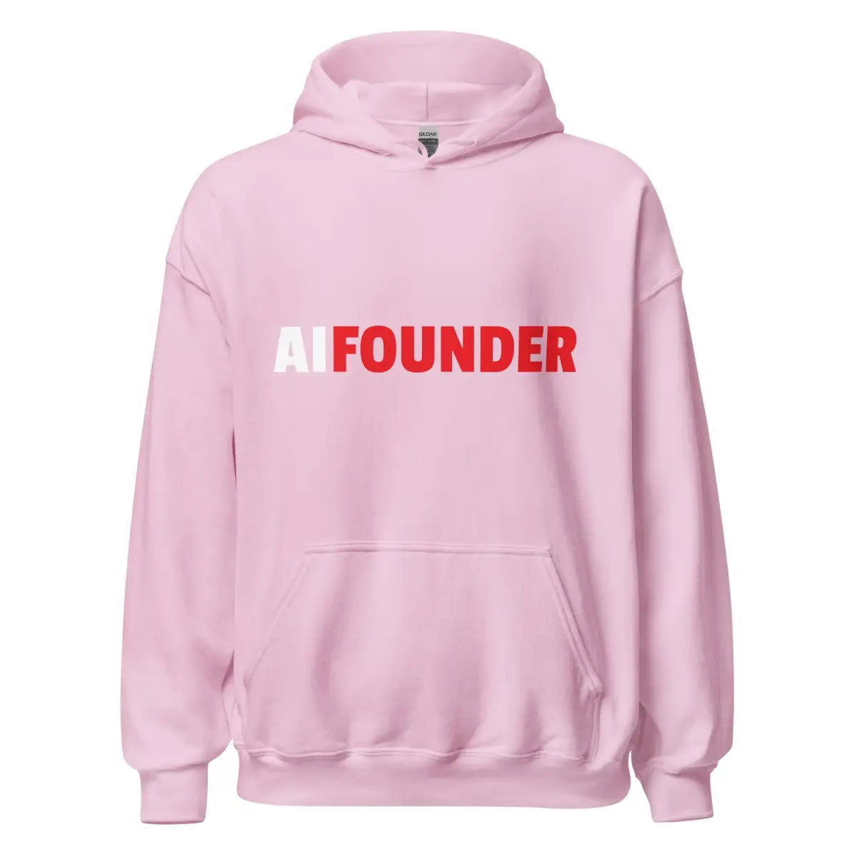 AI FOUNDER Hoodie (unisex) - Light Pink / M