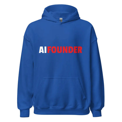 AI FOUNDER Hoodie (unisex) - Royal / M