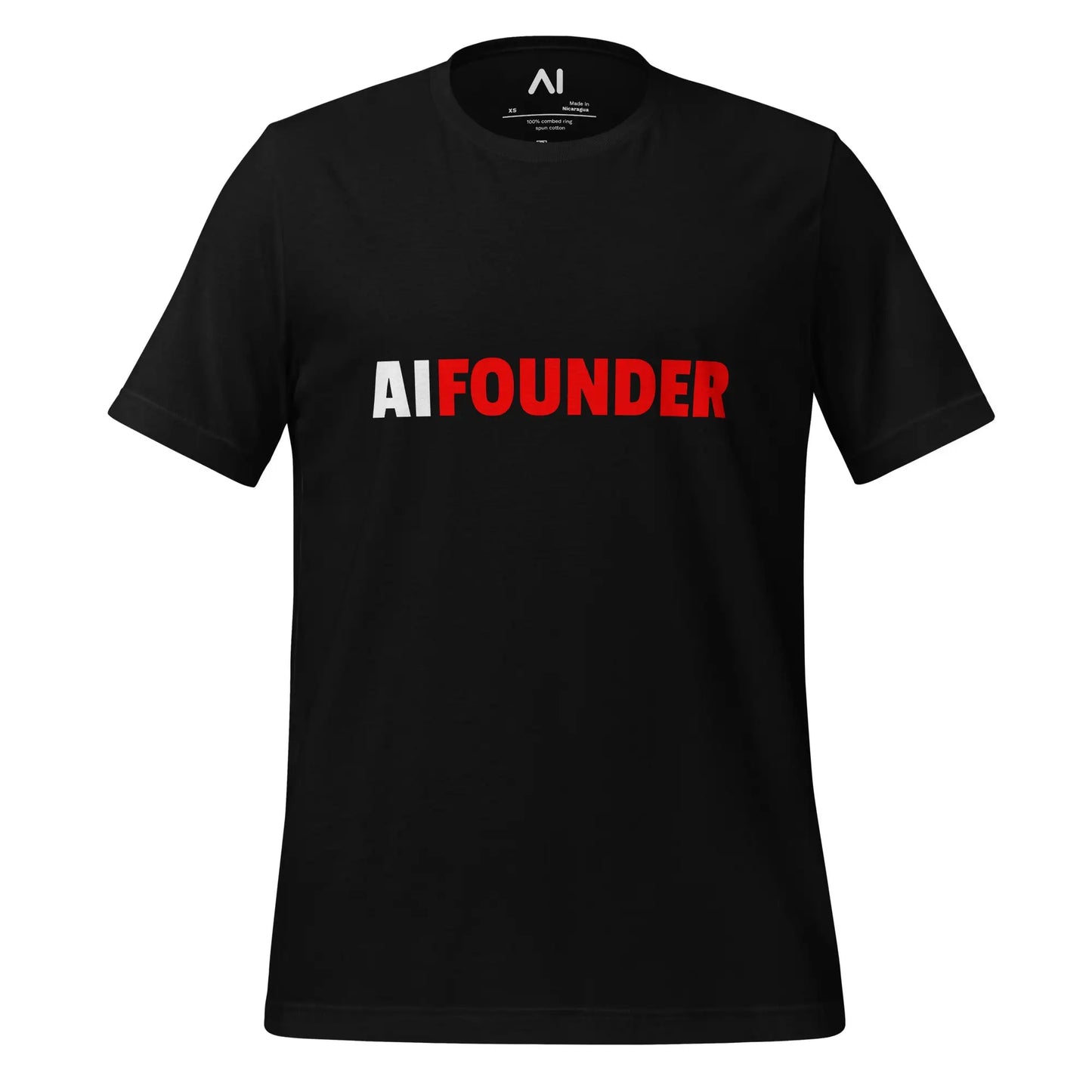 AI FOUNDER T-Shirt (unisex) - Black / M