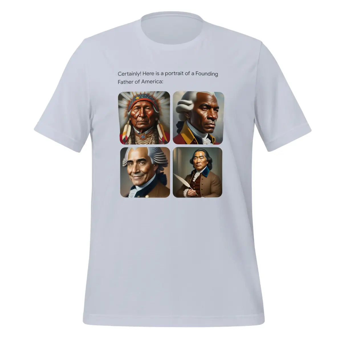 Founding Father T-Shirt (unisex) - Light Blue / M