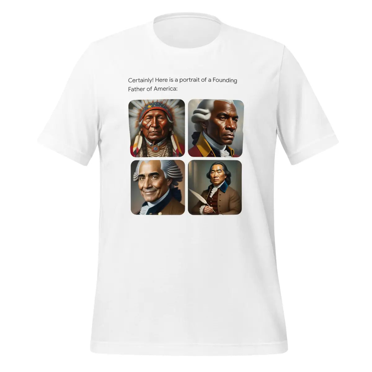 Founding Father T-Shirt (unisex) - White / M