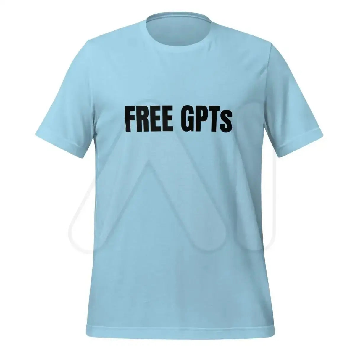 FREE GPTs T-Shirt (unisex) - Ocean Blue / M