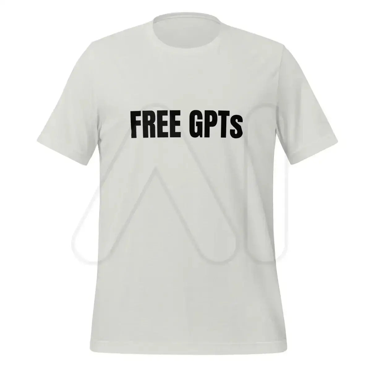 FREE GPTs T-Shirt (unisex) - Silver / M