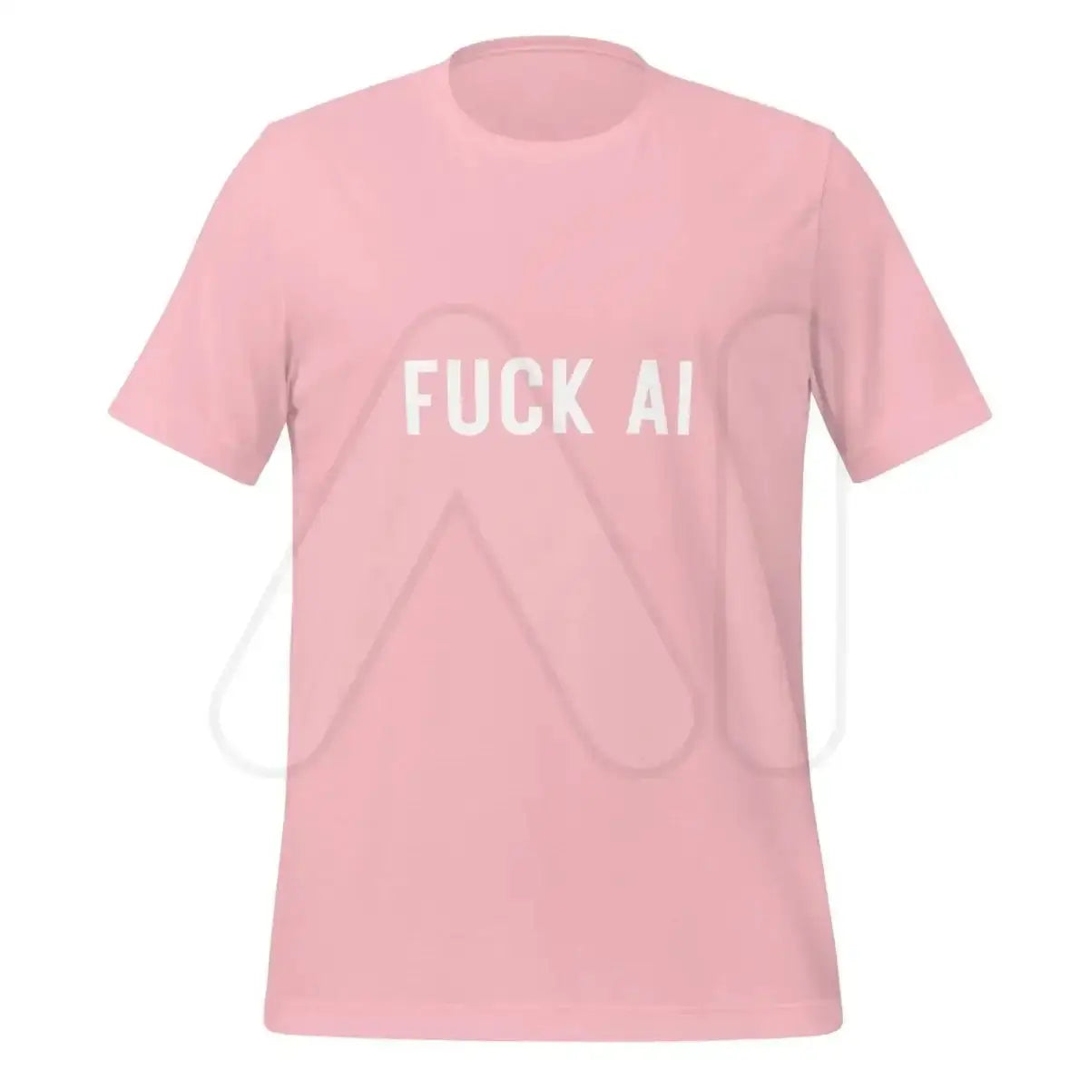 Fuck AI T-Shirt 2 (unisex) - Pink / M