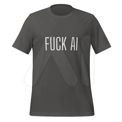 Fuck AI T-Shirt 3 (unisex) - Asphalt / M