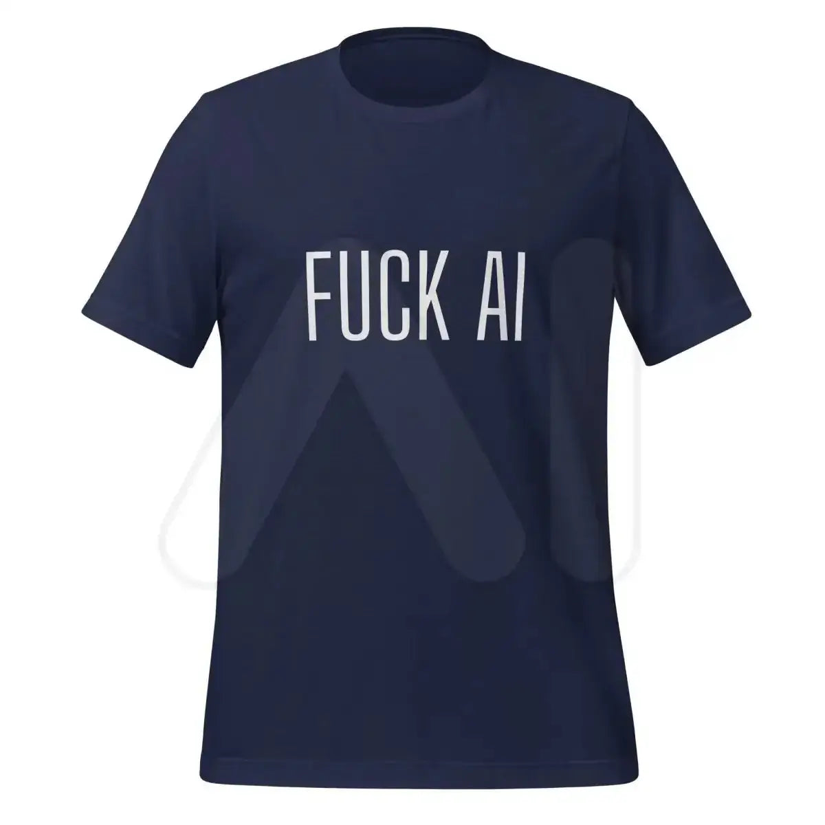 Fuck AI T-Shirt 3 (unisex) - Navy / M