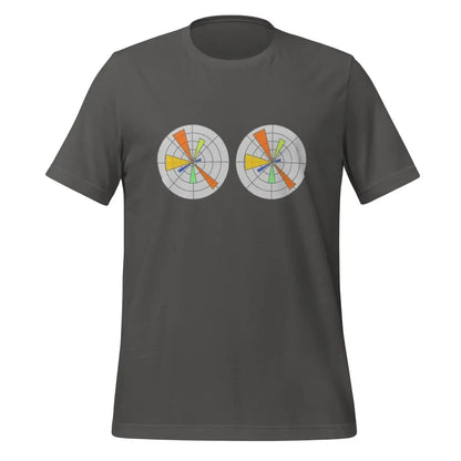 Funny Created with Matplotlib Logos T-Shirt (unisex) - Asphalt / M