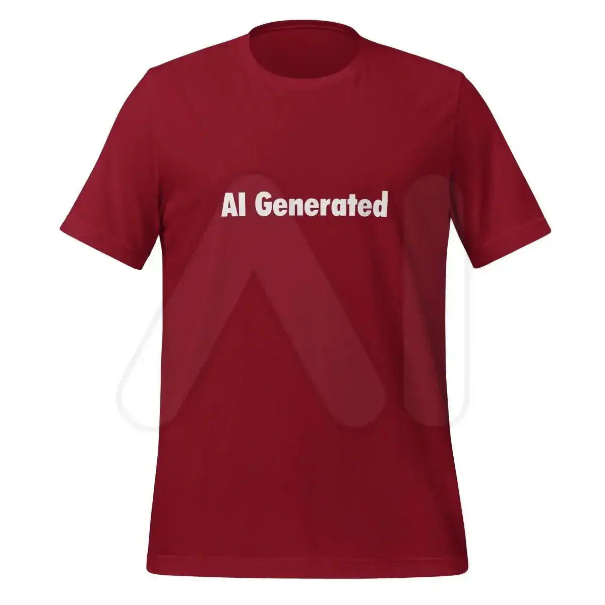 AI Generated T-Shirt (unisex) - Cardinal / M