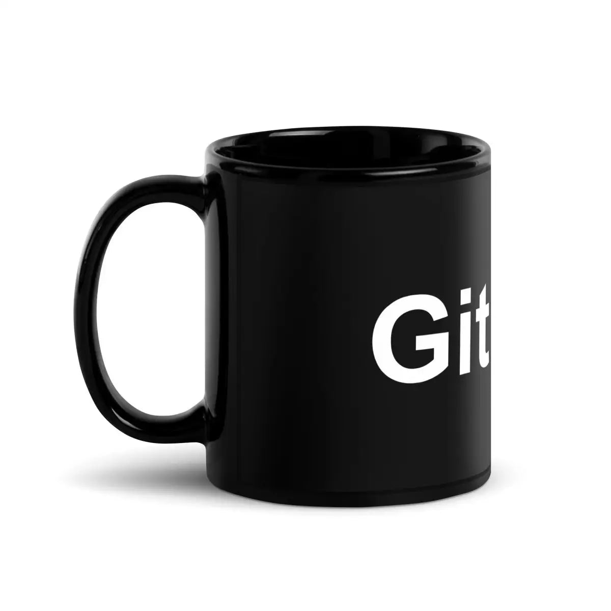 GitHub for Adults Black Glossy Mug