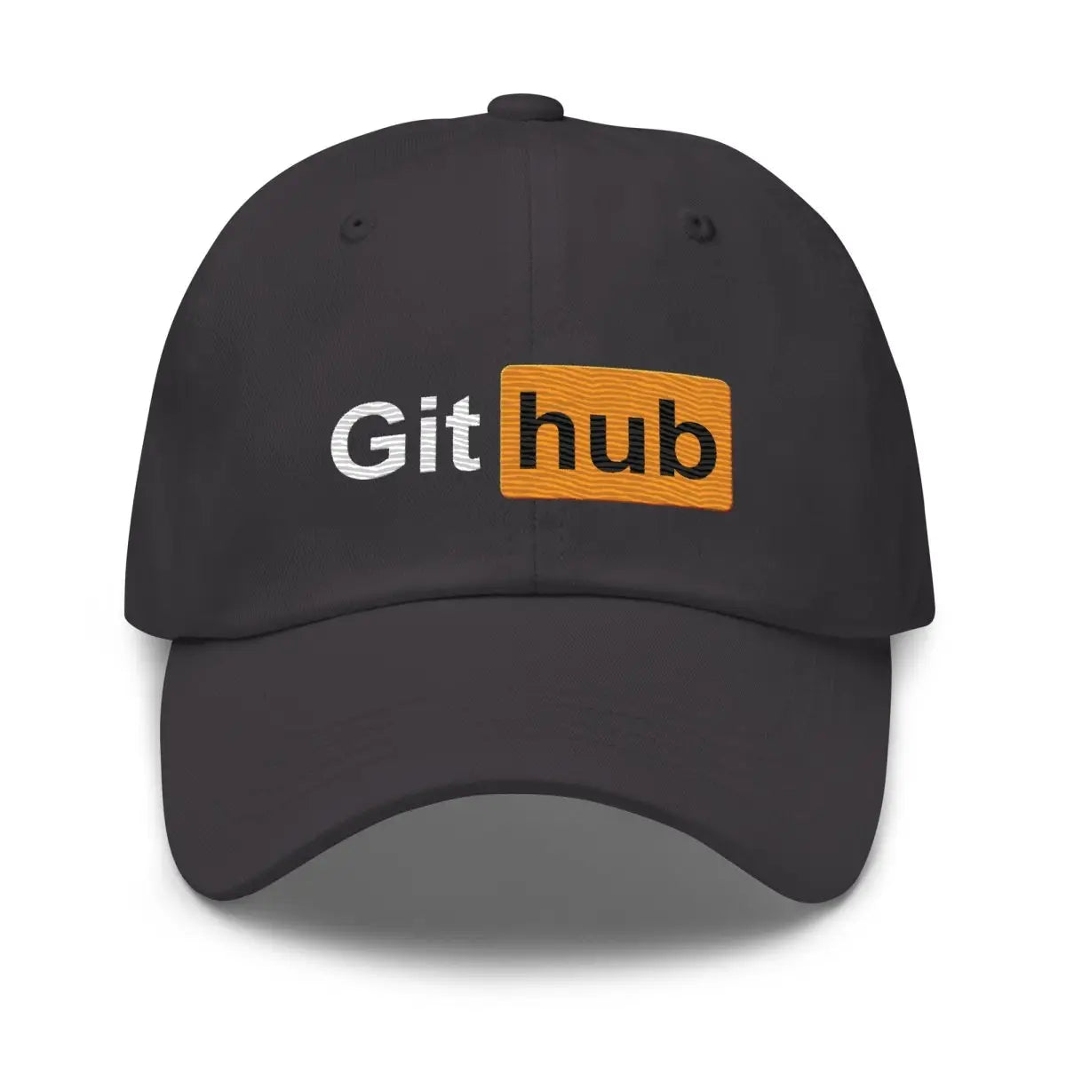 GitHub for Adults Embroidered Cap - Dark Grey