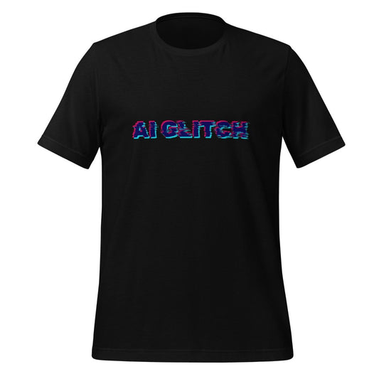 AI GLITCH T-Shirt (unisex) - Black - AI Store