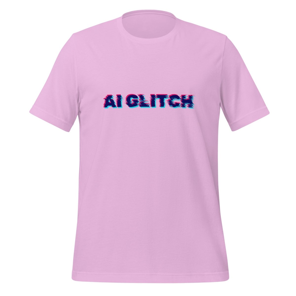 AI GLITCH T-Shirt (unisex) - Lilac - AI Store