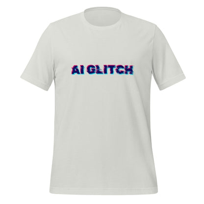 AI GLITCH T-Shirt (unisex) - Silver - AI Store