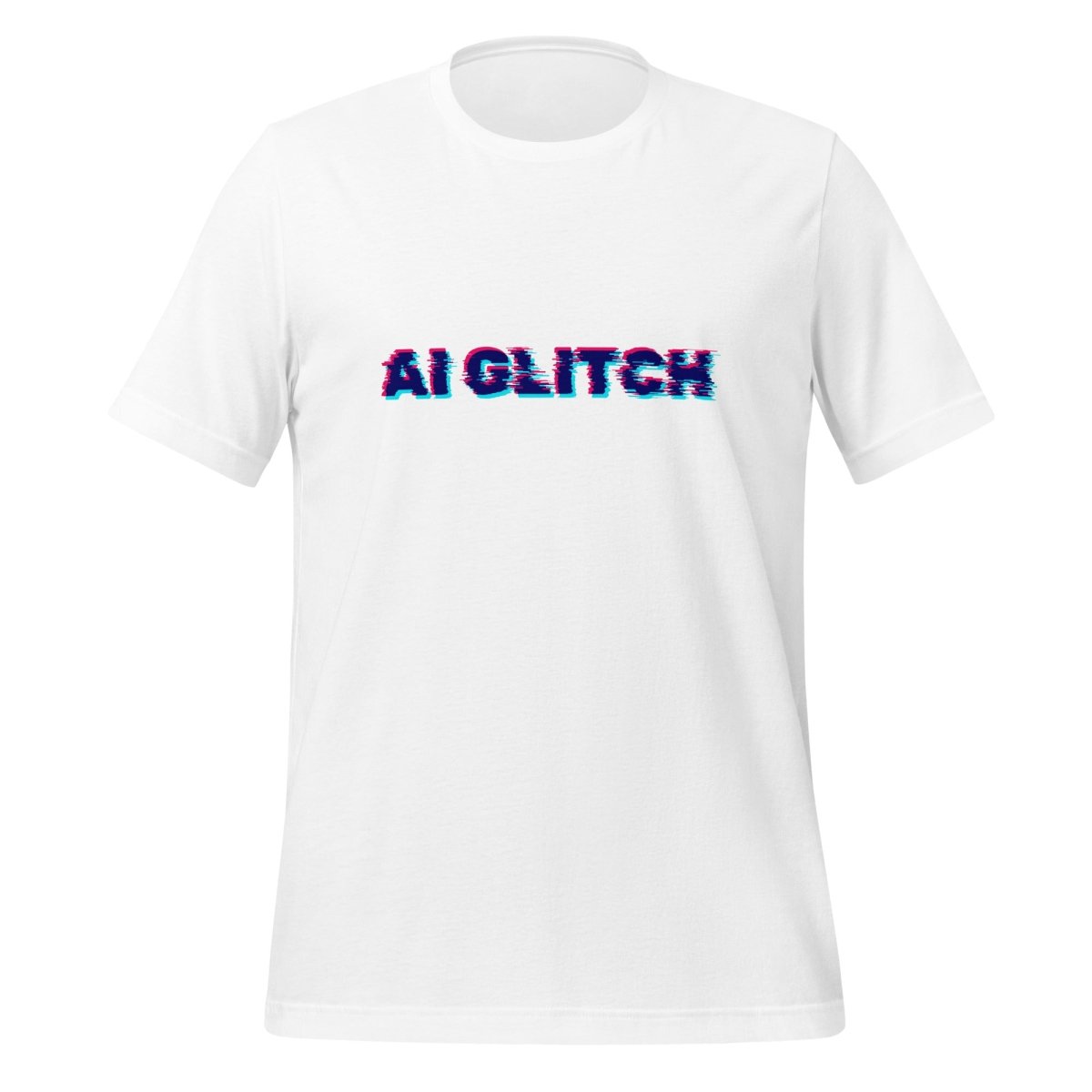 AI GLITCH T-Shirt (unisex) - White - AI Store