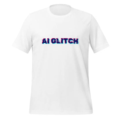 The Ai Glitch T-shirt (unisex) White / m.