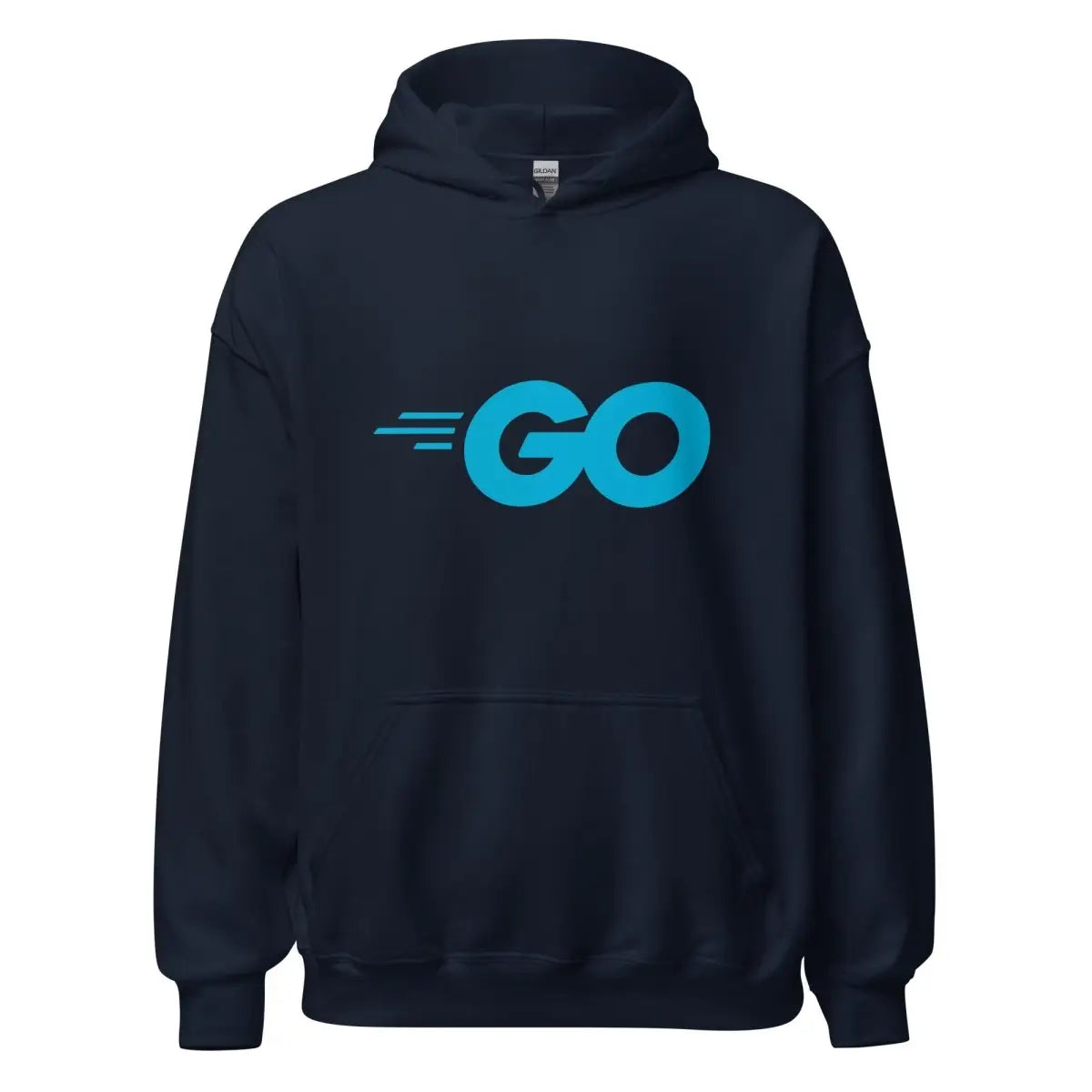 Go Language Logo Hoodie (unisex) - Navy / M