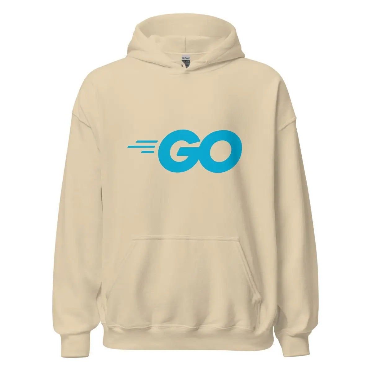 Go Language Logo Hoodie (unisex) - Sand / M