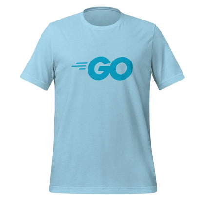 Go Language Logo T-Shirt (unisex) - Ocean Blue / M