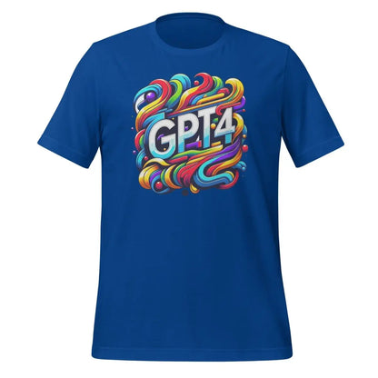 GPT-4 DALL-E Design T-Shirt (unisex) - True Royal / M