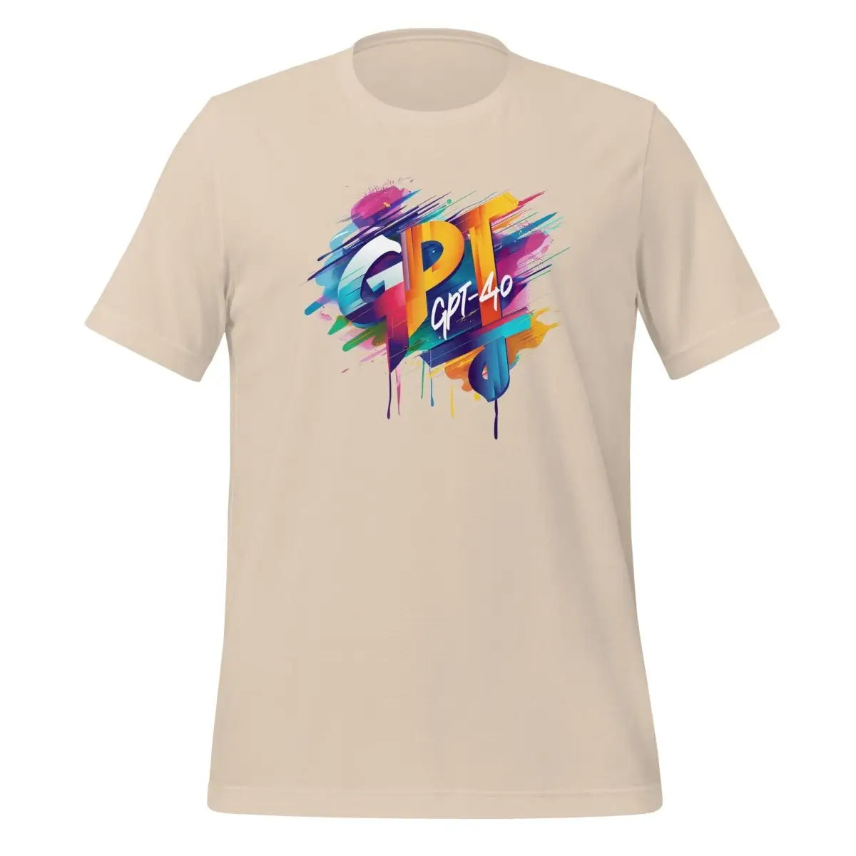 GPT-4o Midjourney Design T-Shirt (unisex) - Soft Cream / M